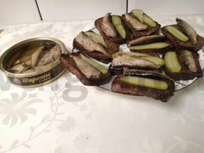 Sumuštiniai su šprotų „Klasikiniai“ Žingsnis 6