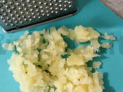 Salotas „Švelni mimosa“ Žingsnis 1