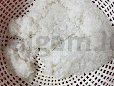 Salotos su kukurūzais ir krabų mėsa Žingsnis 1