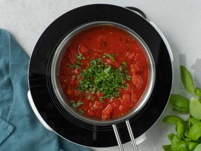 Lasagna su pomidorais ir sūriu Žingsnis 4