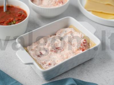 Lasagna su pomidorais ir sūriu Žingsnis 6