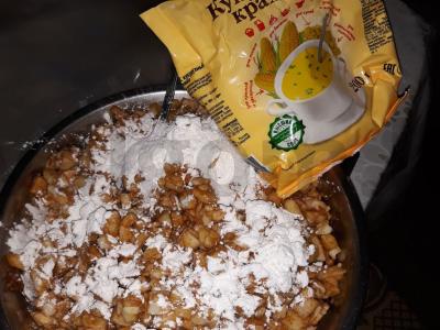 Obuolių vafliai arbatai Žingsnis 1