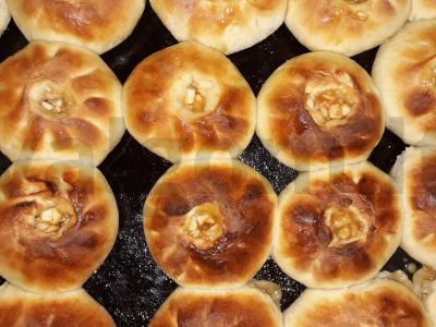 Obuolių vafliai arbatai Žingsnis 3