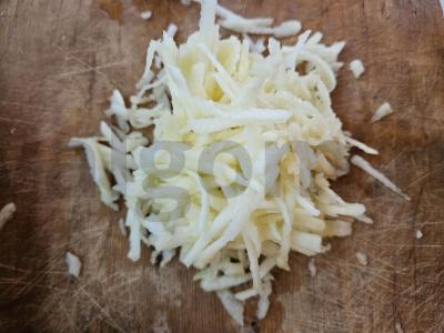 Obuolių blynai su linų sėmenimis Žingsnis 2