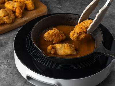 Krisčiai kepta vištiena apelsinų padaže Žingsnis 5