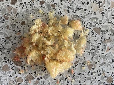 Kukurūzų lazdelės saldainiai su mėlynėmis Žingsnis 1