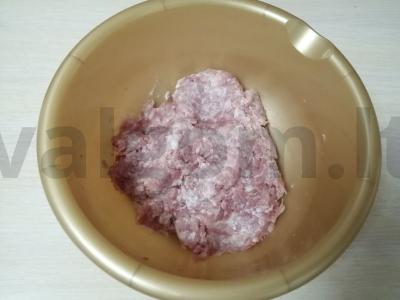 Mėsos zrazai su sūriu Žingsnis 1