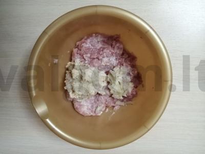 Mėsos zrazai su sūriu Žingsnis 3