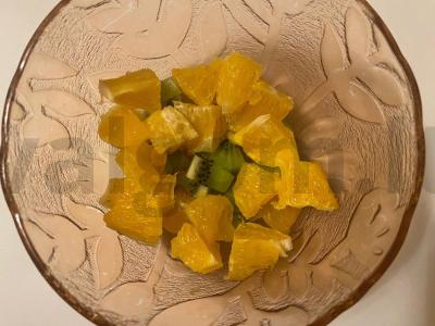 Vaisių salotos „Miksas iš Šantel“ Žingsnis 2