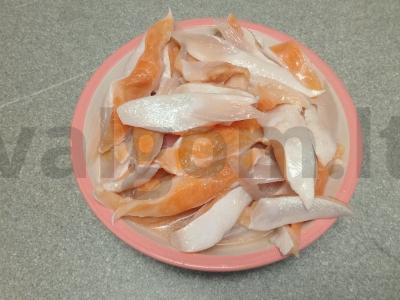 Lašišų pilvukai su Himalajų druska ir apelsinu Žingsnis 4