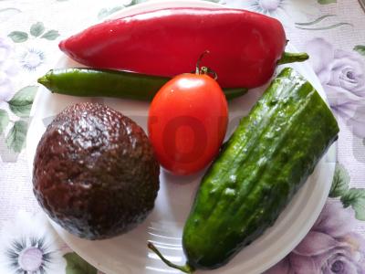 Salotos su tofu ir cukinija Žingsnis 3