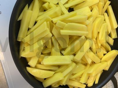 Kepta bulvė su voveraitėmis grietinėlėje Žingsnis 5