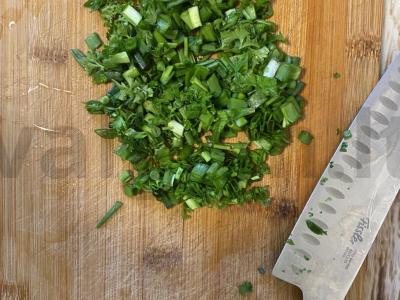 Kepta bulvė su voveraitėmis grietinėlėje Žingsnis 10