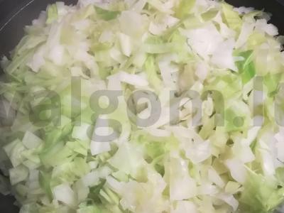 Aštrūs kopūstų pyragėliai Žingsnis 2