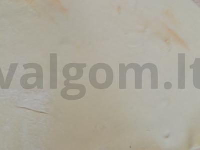 Vyšnių štrudelis iš sluoksniuoto tešlos Žingsnis 1