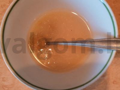 Salotos su tunu ir medaus-garstyčių padažu Žingsnis 3