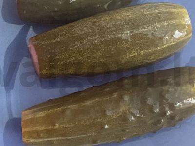 Marinuoti agurkai „Krisantys“ pagrindine nuotrauka