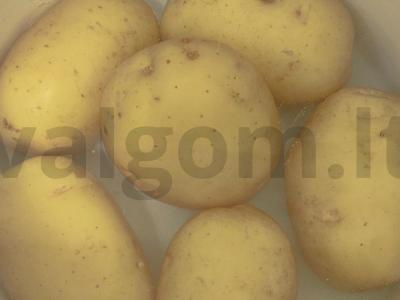 Kumpis orkaitėje su sūriu Žingsnis 1