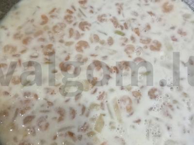 Makaronai su krevečių padažu Žingsnis 8