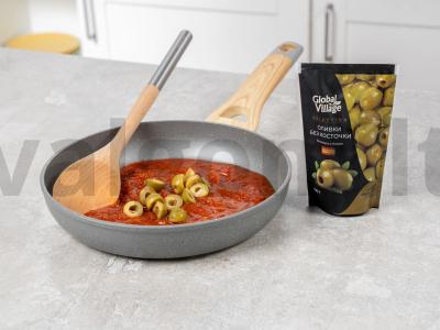 Kepta pasta su alyvuogėmis, sūriu ir varške Žingsnis 2