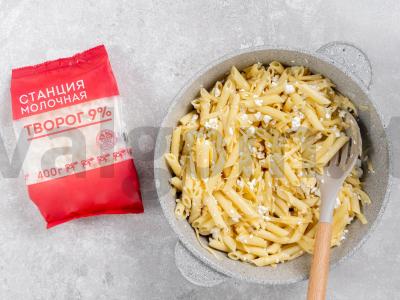 Kepta pasta su alyvuogėmis, sūriu ir varške Žingsnis 3