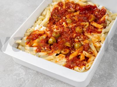 Kepta pasta su alyvuogėmis, sūriu ir varške Žingsnis 4