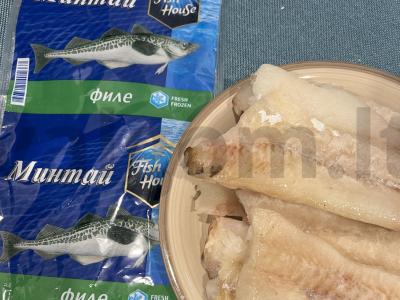 Menkių filė kiaušinyje ir miltuose Žingsnis 1