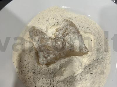 Menkių filė kiaušinyje ir miltuose Žingsnis 5