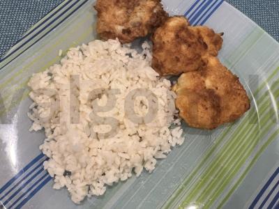 Menkių filė kiaušinyje ir miltuose pagrindine nuotrauka