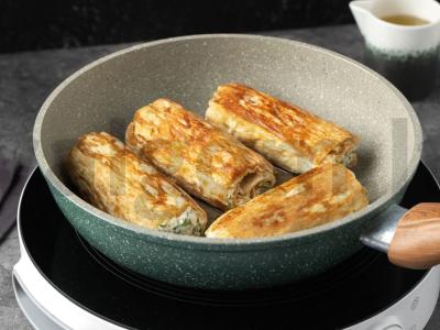 Lavašas su varške ir žolelėmis Žingsnis 6