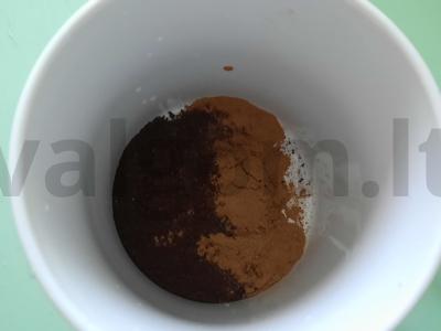 Veganiška kava su pienu ir cinamonu Žingsnis 1