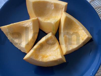 Moliūgų apkepas su kokosų grietinėle Žingsnis 1