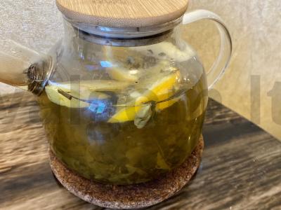 Arbata su kardamonu ir apelsinu Žingsnis 7