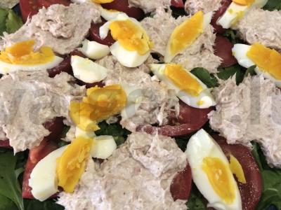 Salotos su tunu ir varškės sūriu Žingsnis 4