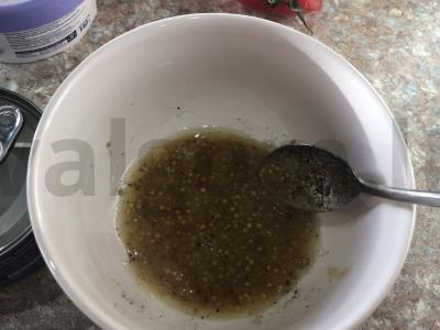 Salotos su tunu ir varškės sūriu Žingsnis 5