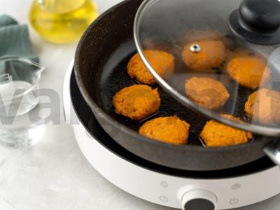 Saldžiųjų bulvių blynai vaikams Žingsnis 4