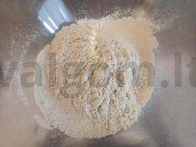 Oro avižų sausainiai Žingsnis 1