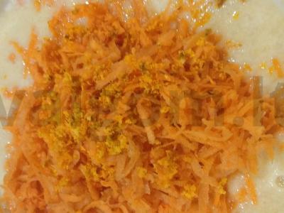 Puikus morkų mannikas su apelsinų žievele Žingsnis 4