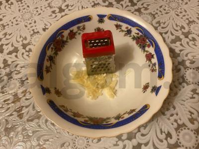 Vištienos filė su sūriu ir prieskoniais „Dvigubas česnakas“ Žingsnis 4