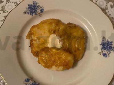 Vištienos filė su sūriu ir prieskoniais „Dvigubas česnakas“ pagrindine nuotrauka