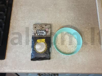 Troškinta kopūstai su ryžiais ir daržovėmis Žingsnis 6