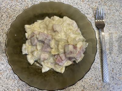 Makaronai „Karbonara su bekonu“ pagrindine nuotrauka