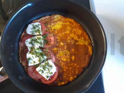 Avižų blynas su prieskoniais Žingsnis 4