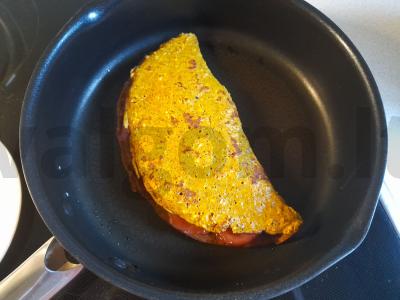 Avižų blynas su prieskoniais Žingsnis 5