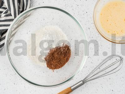 Namų šokoladinis tortas Žingsnis 3