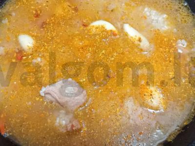 Plovas su kiaulienos guliašu, česnaku ir barbaru Žingsnis 8