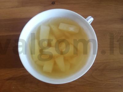 Ananasų želė iš konservuotų ananasų Žingsnis 7