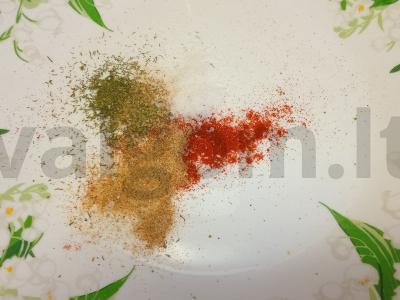 Keptas kvapnus bėgių bulvės Žingsnis 1