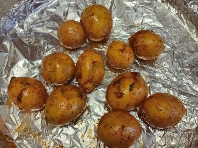 Keptas kvapnus bėgių bulvės Žingsnis 5