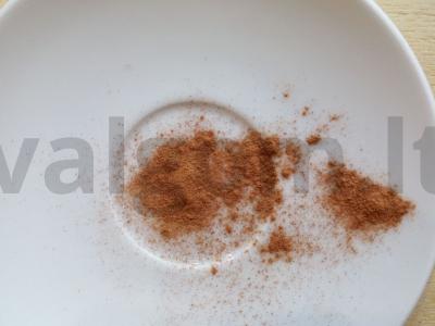 Varškė su vaisiais, medumi ir cinamonu Žingsnis 3